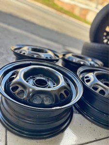 Conjunto roda de ferro - Aro 13 Volkswagen